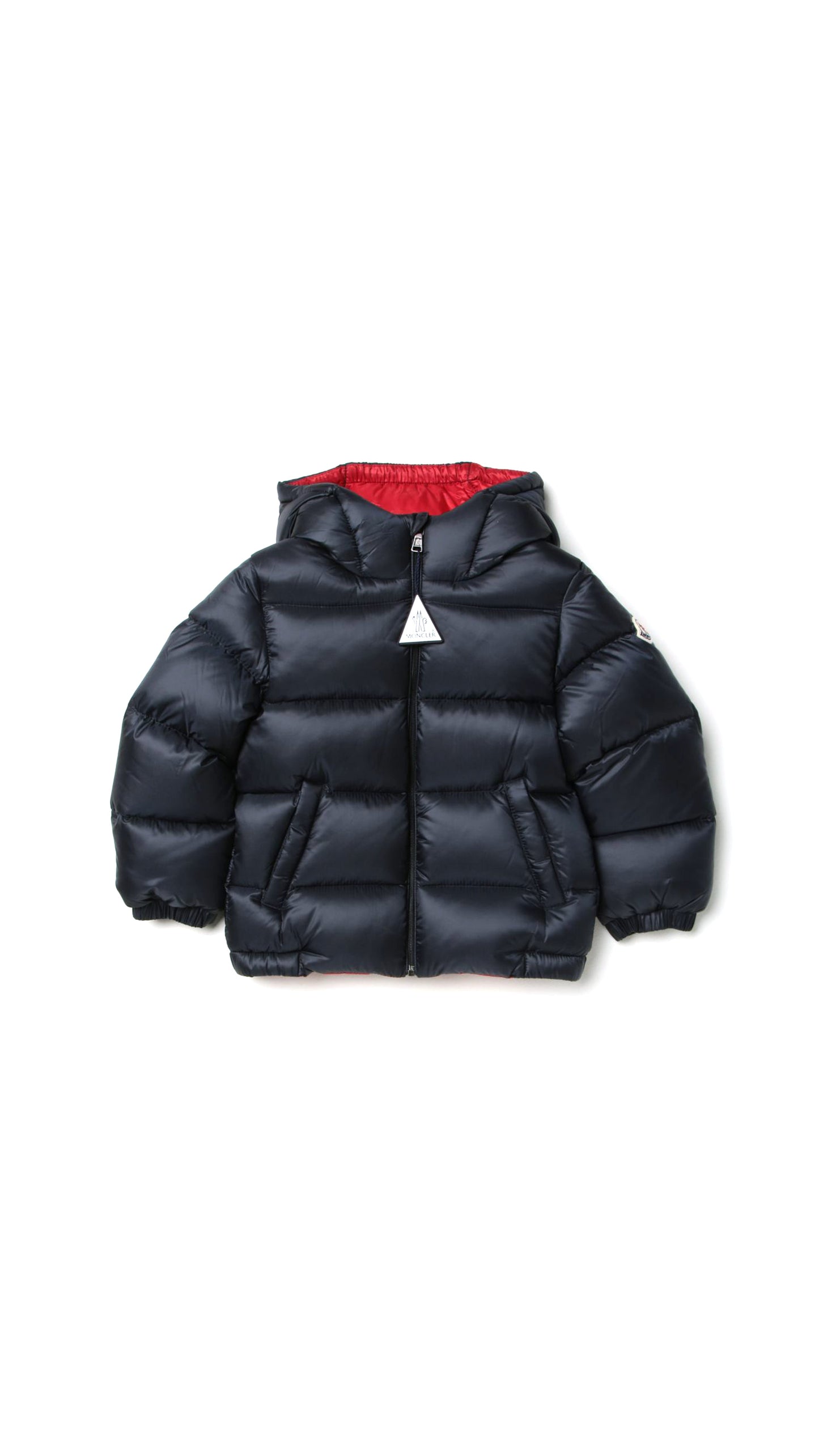 Down Puffer Coat - Navy