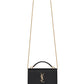 Sunset Chain Bag In Smooth Leather - Black