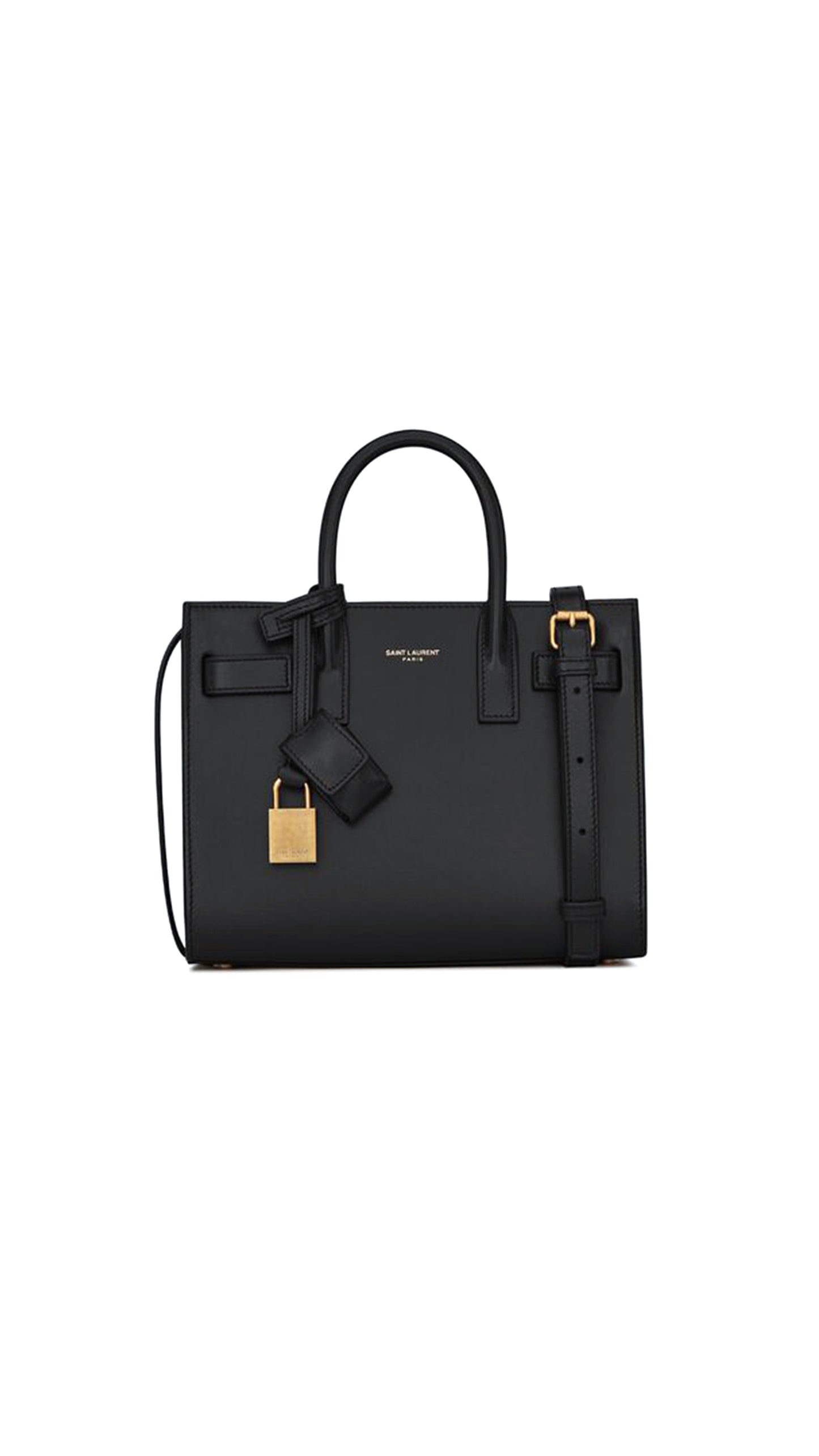 Classic Sac De Jour Nano Bag in Smooth Leather - Black