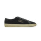 Court Classic SL/06 Embroidered Sneakers In Canvas And Smooth Leather - Black