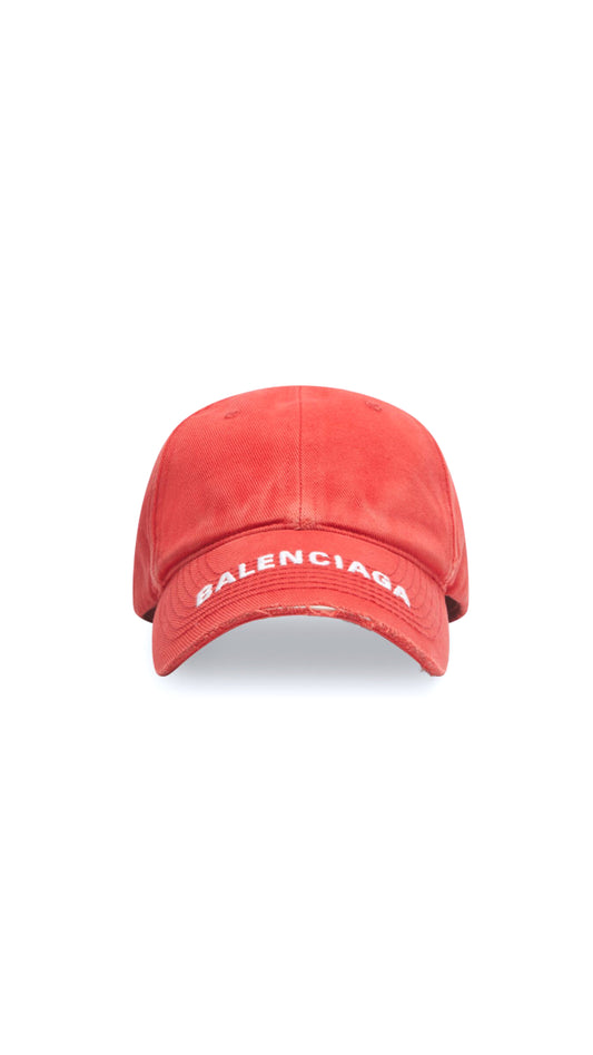 Logo Visor Cap - Red