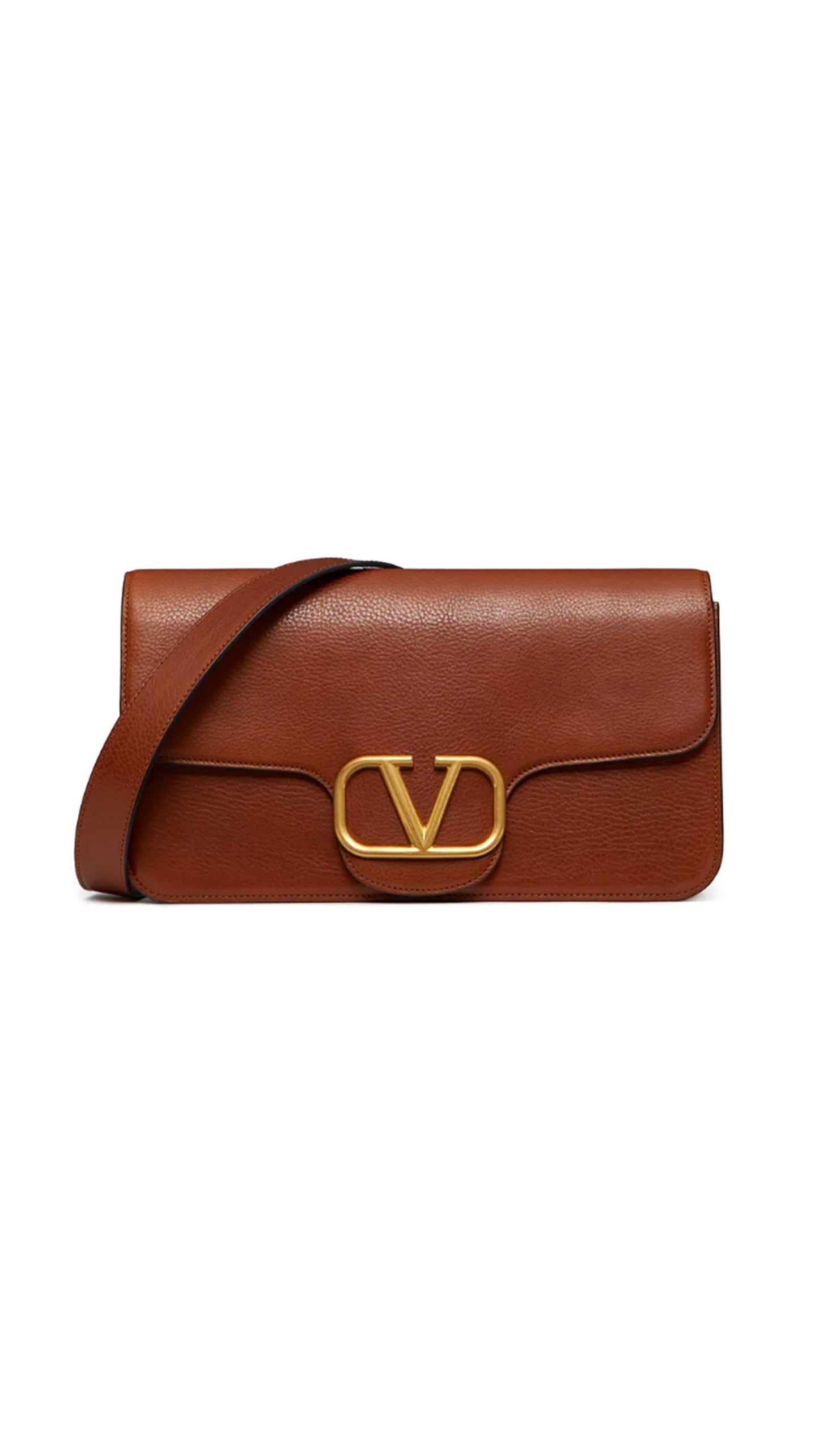 Locò Cowhide  Messenger Bag - Brown