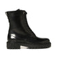 Gancini Boots In Calfskin - Black