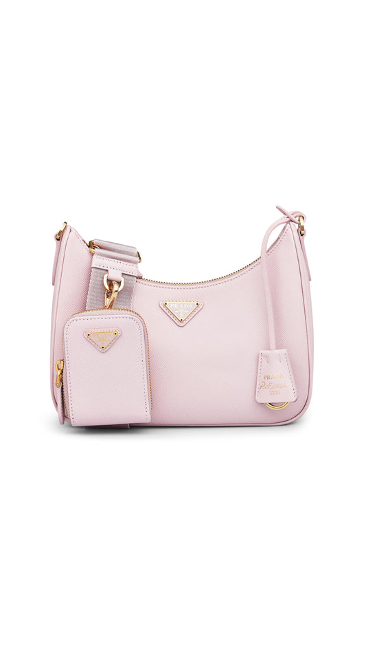 Prada Re-Edition 2005 Saffiano Leather Bag - Light Pink