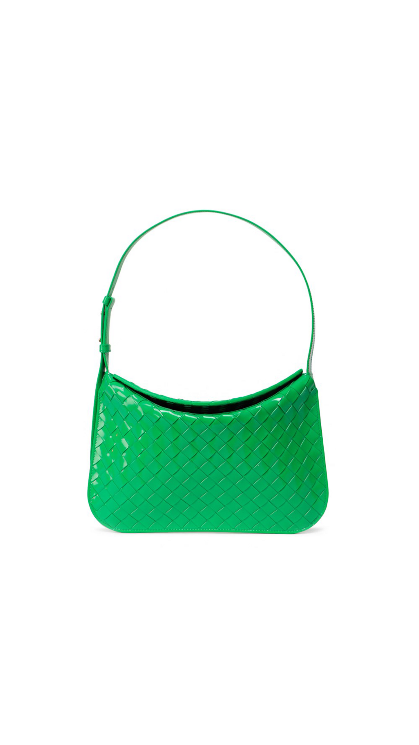 Intrecciato Flap Bag - Parakeet