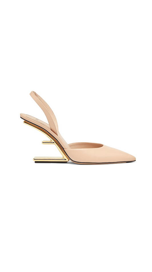 Fendi First Slingbacks - Pale Pink