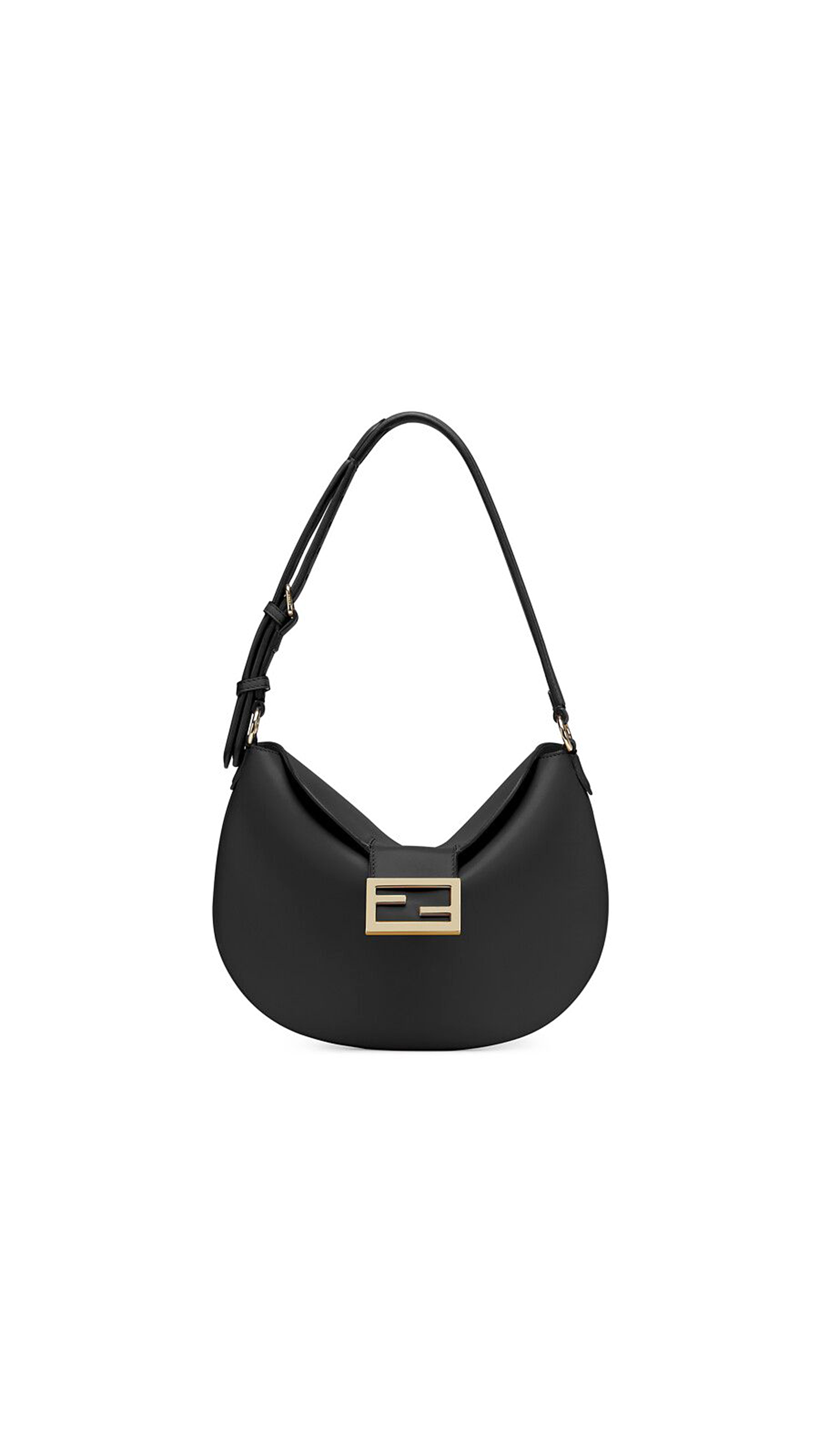 Small Croissant Bag - Black