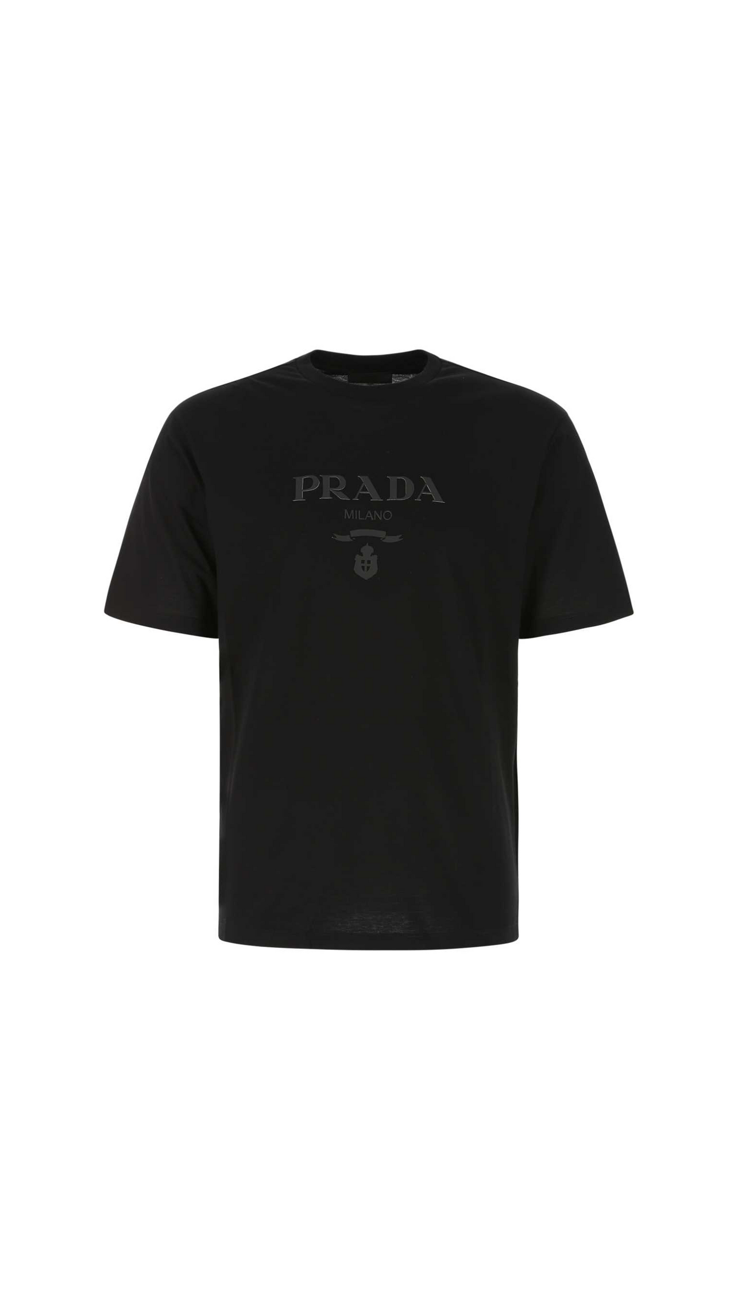 Cotton T-Shirt - Black.