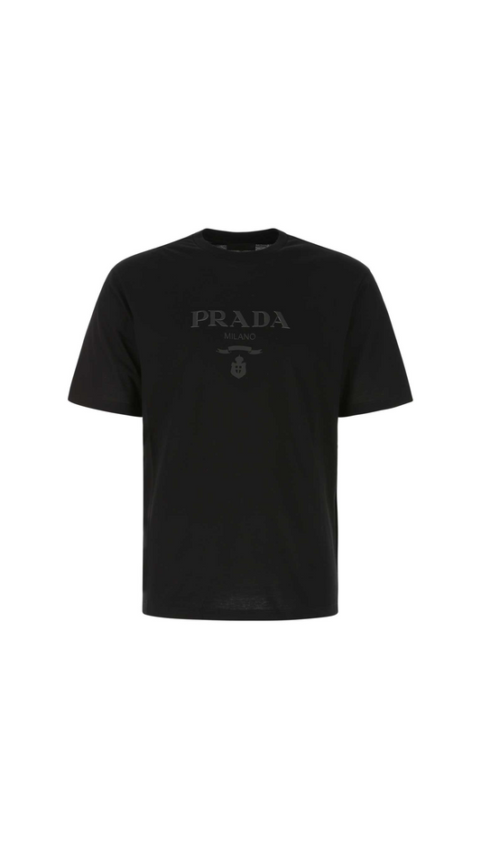 Cotton T-Shirt - Black.