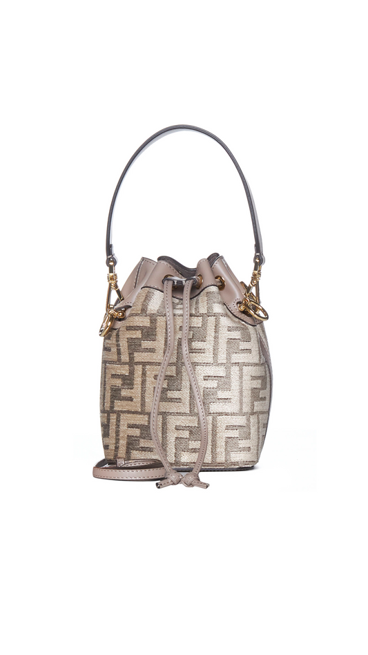 Tapestry Fabric Mini-bag - Dove Gray