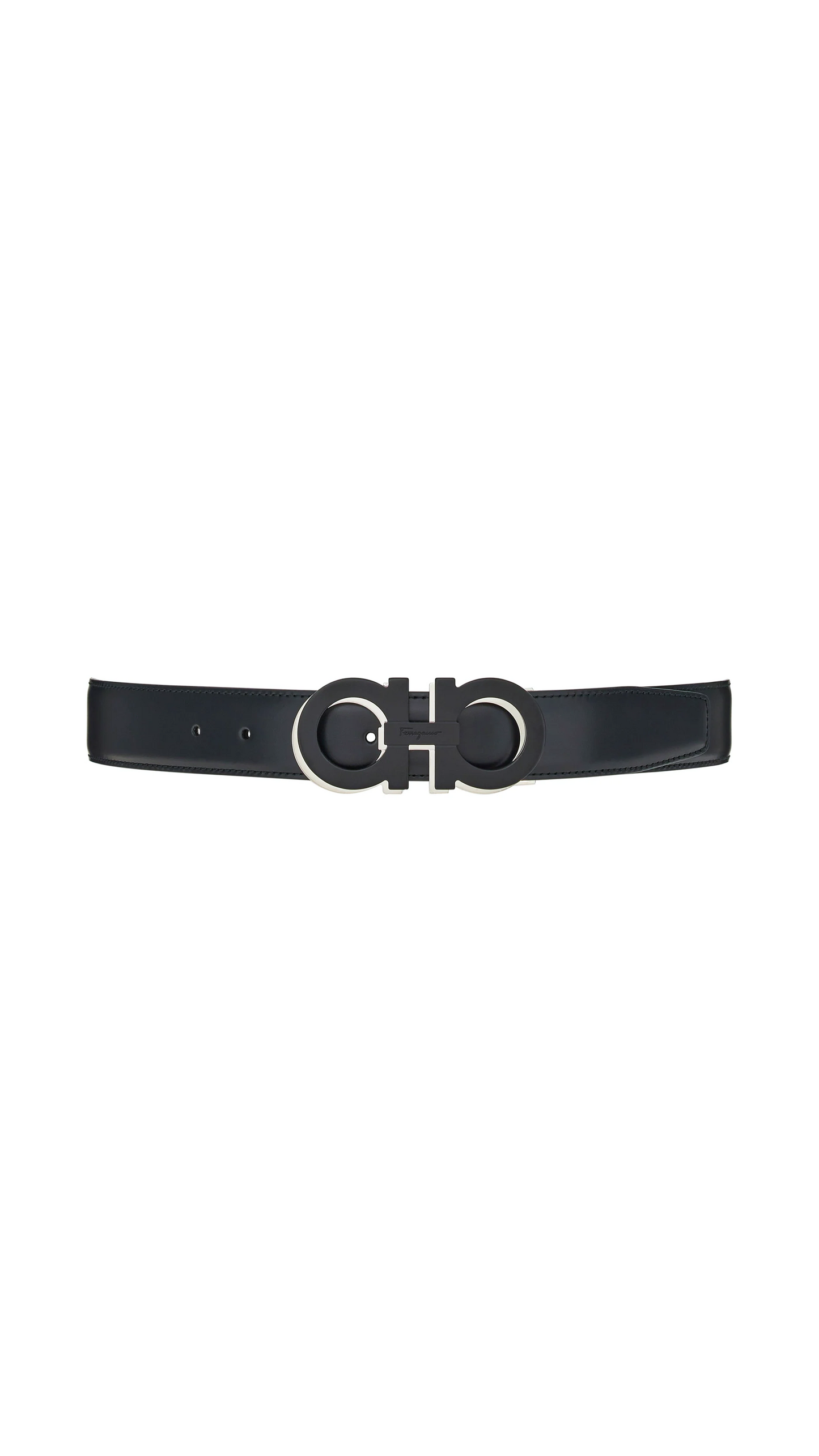 Reversible and Adjustable Belt - Black / Brown