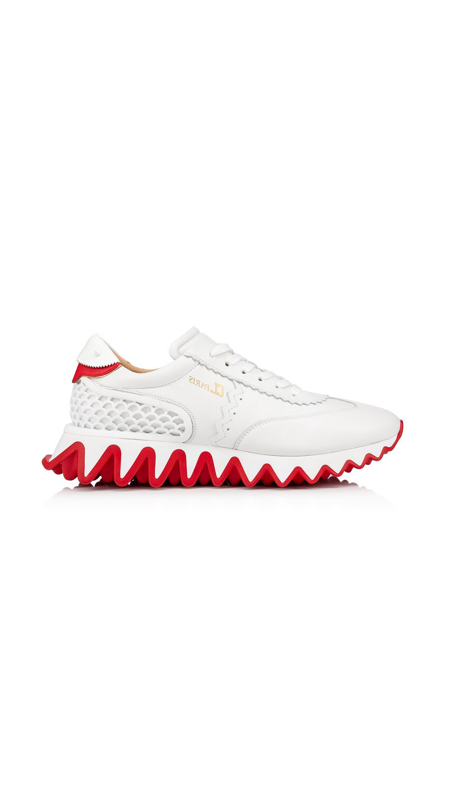 Loubishark Sneakers - White / Red