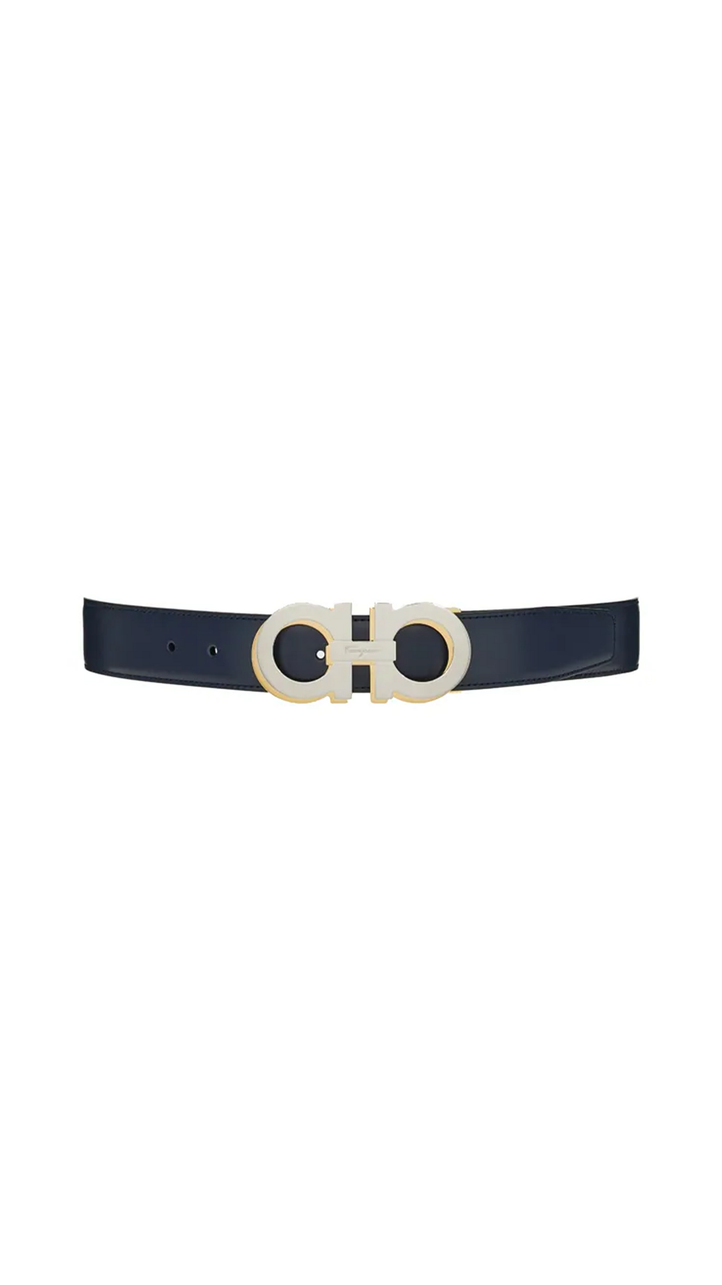 Reversible and Adjustable Belt - Black / Navy