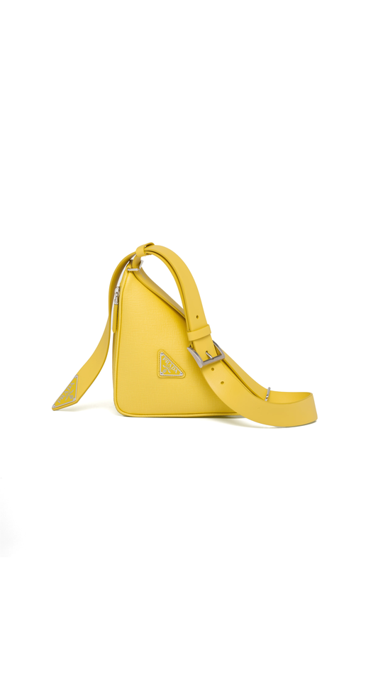 Saffiano Leather Belt Bag - Sunny Yellow