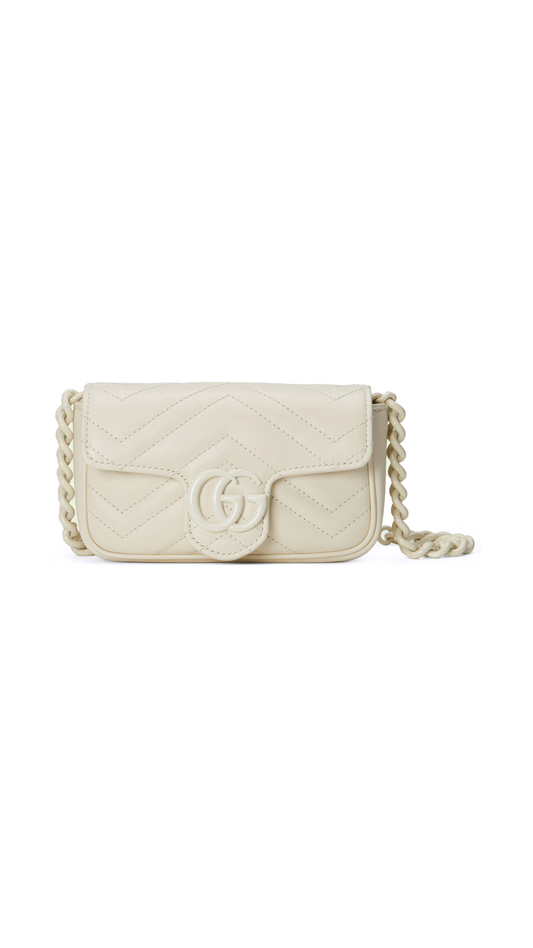 GG Marmont Belt Bag - White