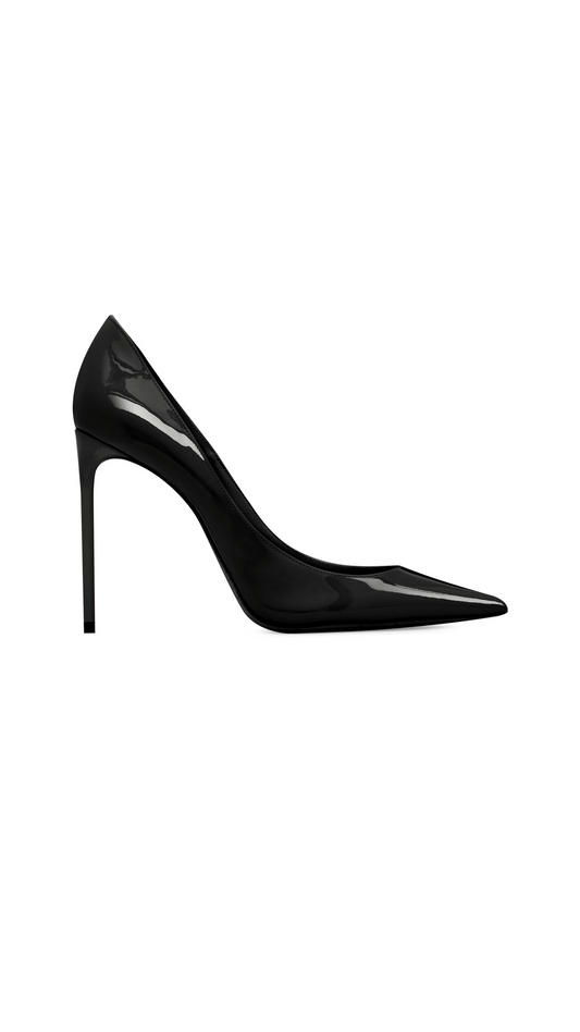 Zoe Pumps In Patent Leather - Black
