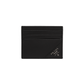 Saffiano Leather Card Holder - Black