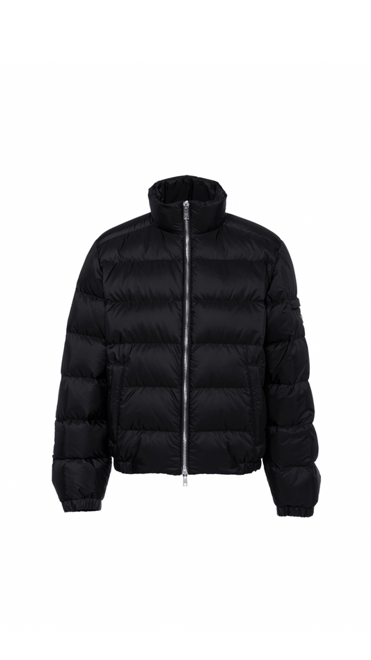 Re-Nylon Short Puffer Jacket - Black
