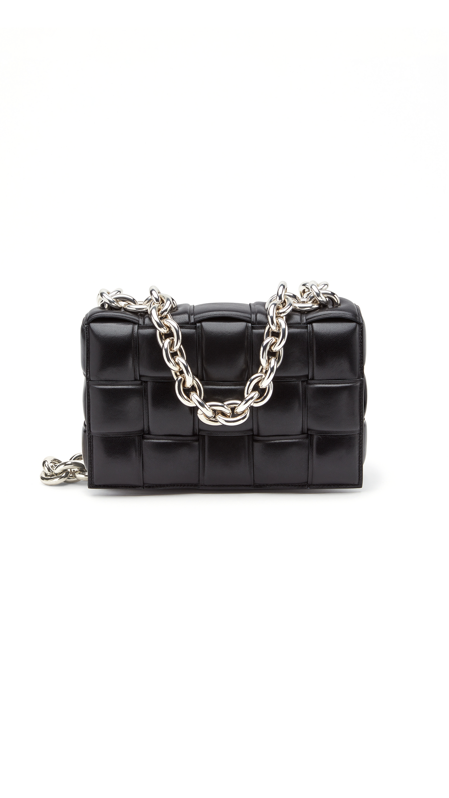 Chain Cassette Bag - Black / Silver