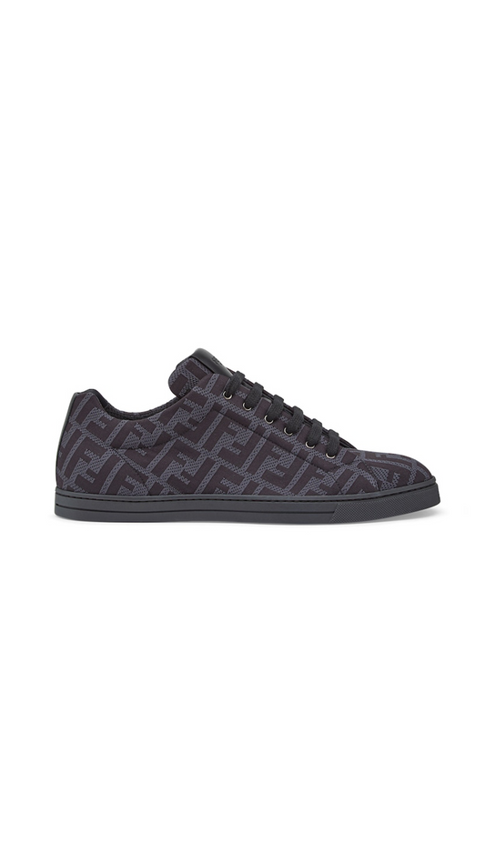 Tech Fabric Low-top Sneakers - Black