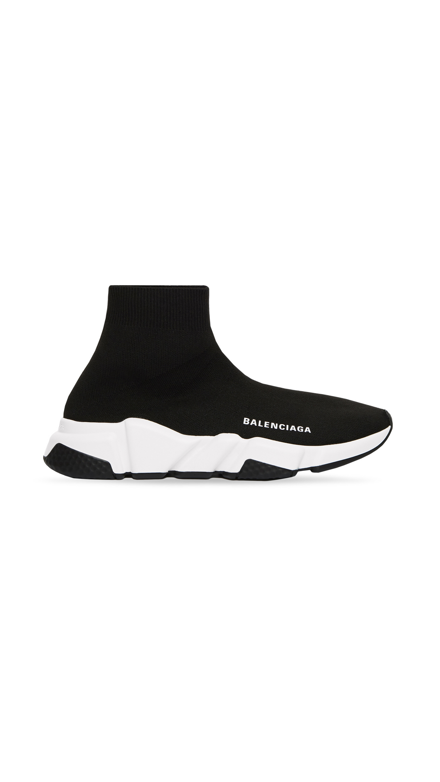 Speed Recycled Knit Sneaker - Black