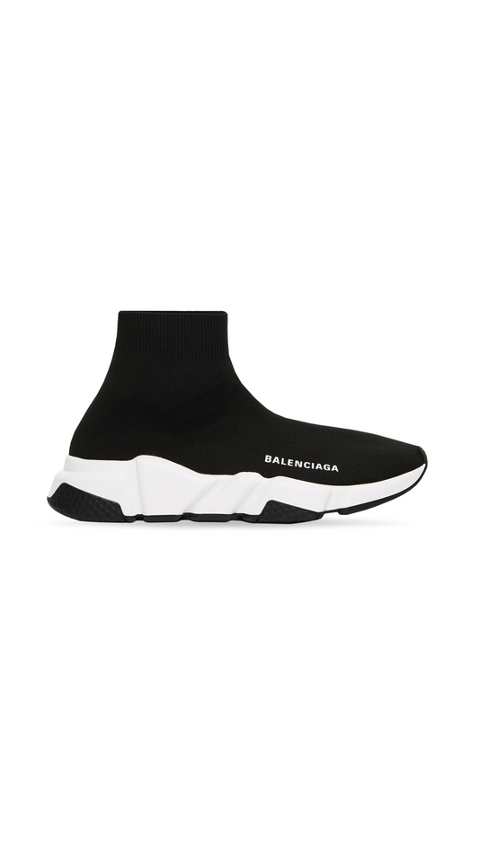 Speed Recycled Knit Sneaker - Black