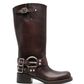 Buckled Knee-high Boots - Brown