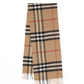 The Classic Check Cashmere Scarf - Archive Beige