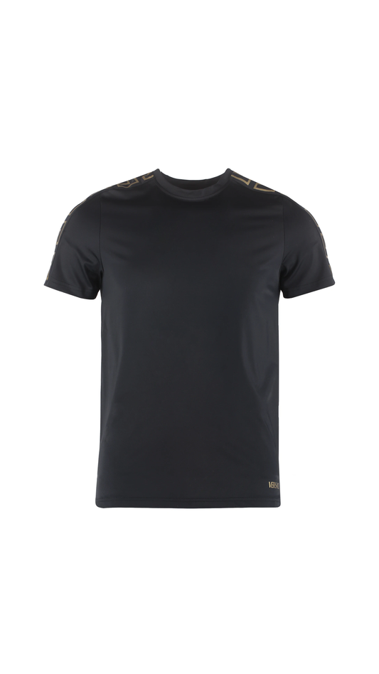 Greca Sports Shirt - Black/Gold