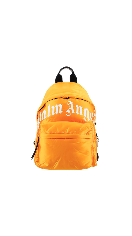 Curved-Logo Backpack - Orange