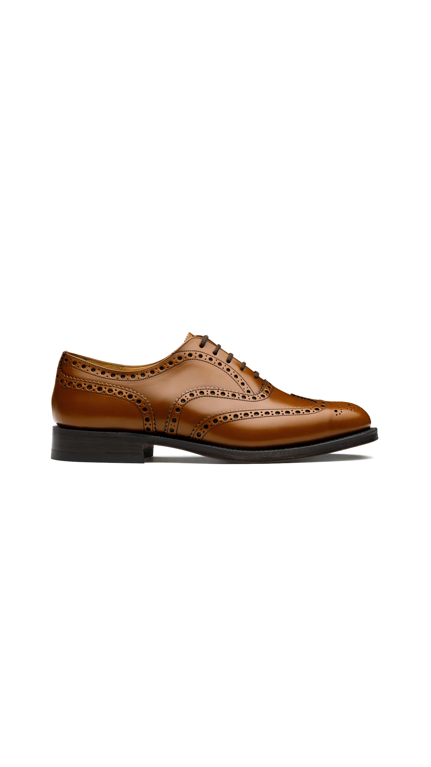Burwood Polished Binder Oxford Brogue - Sandalwood