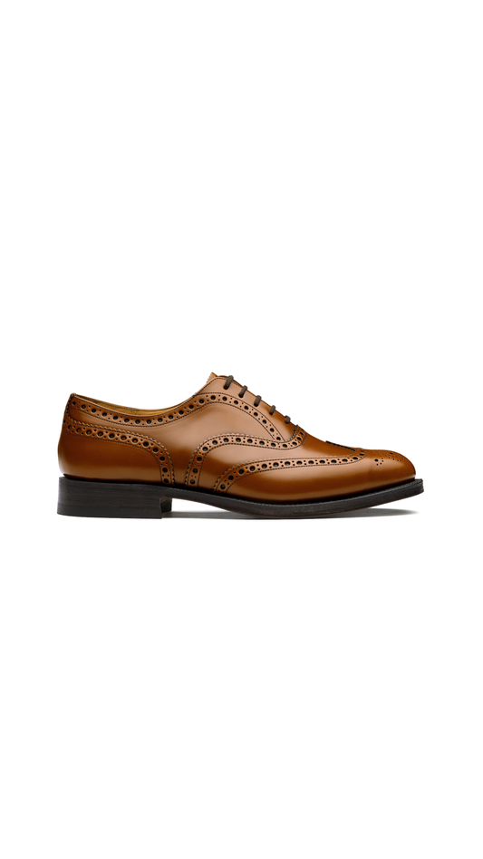 Burwood Polished Binder Oxford Brogue - Sandalwood