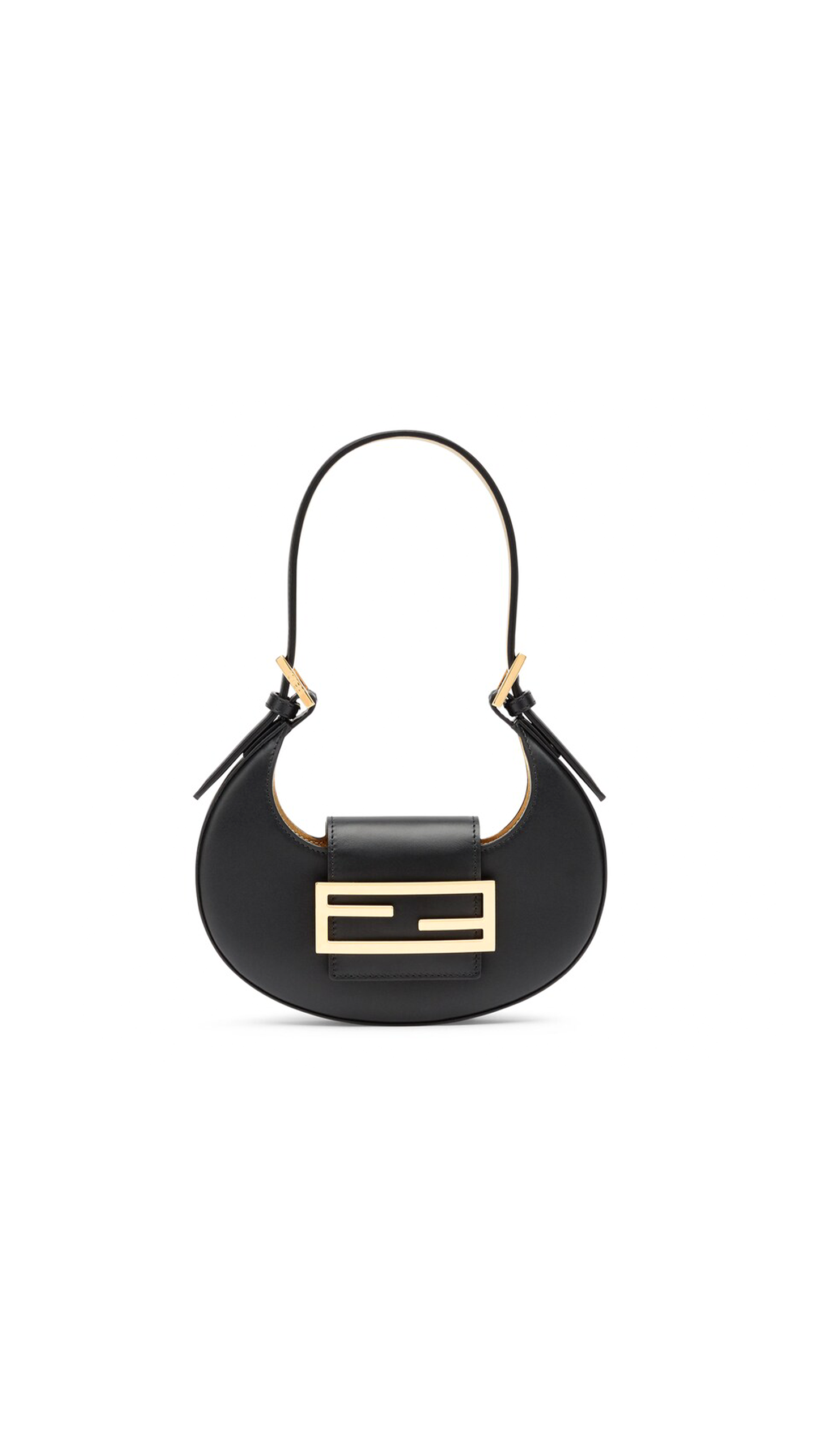 Fendi Cookie Mini Hobo Bag - Black