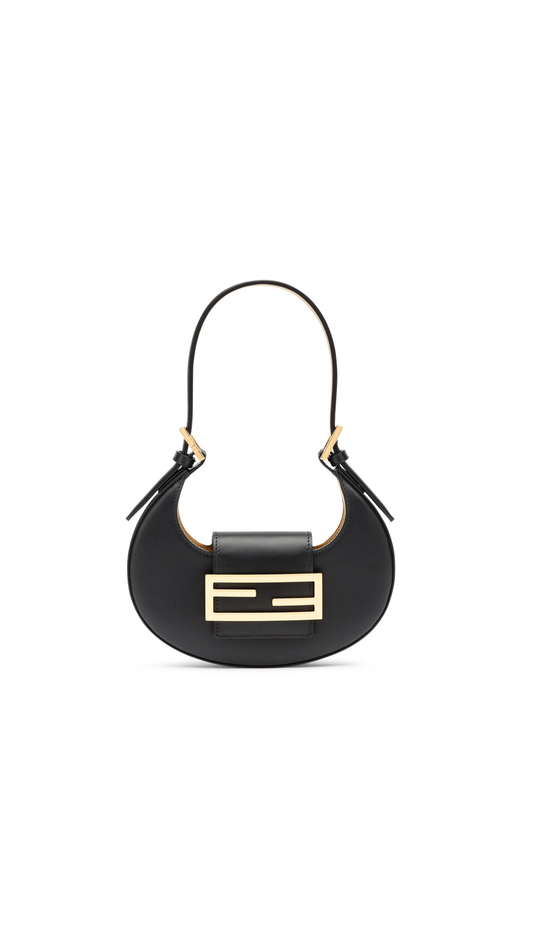 Fendi Cookie Mini Hobo Bag - Black