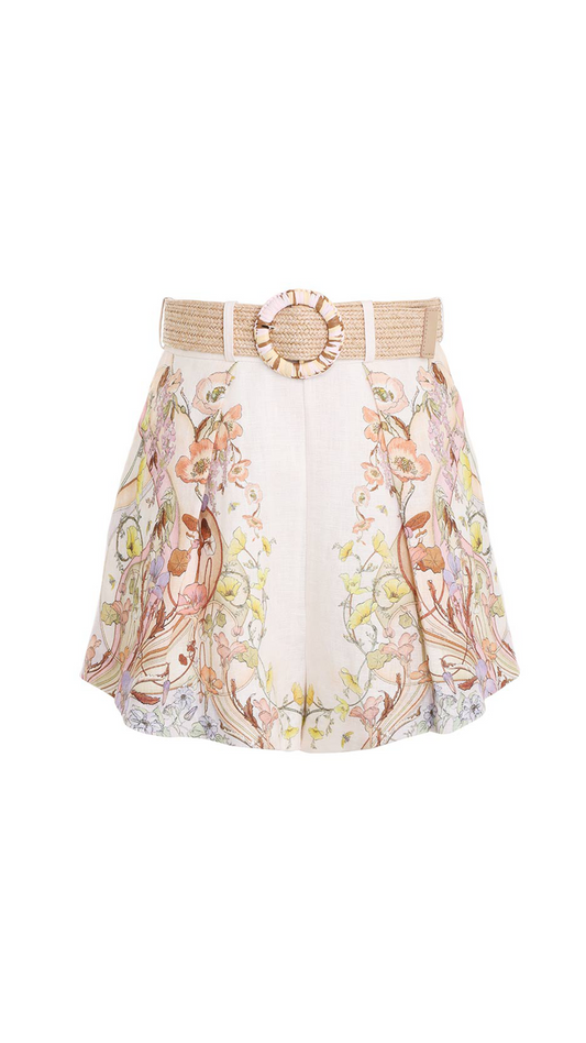 Jeannie Tuck Shorts - Floral Swirl