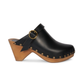 Titya Leather Clogs - Black