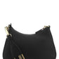 Saffiano Leather Shoulder Mini-Bag - Black