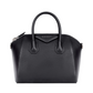 Small Antigona Bag in Grained Leather - Black