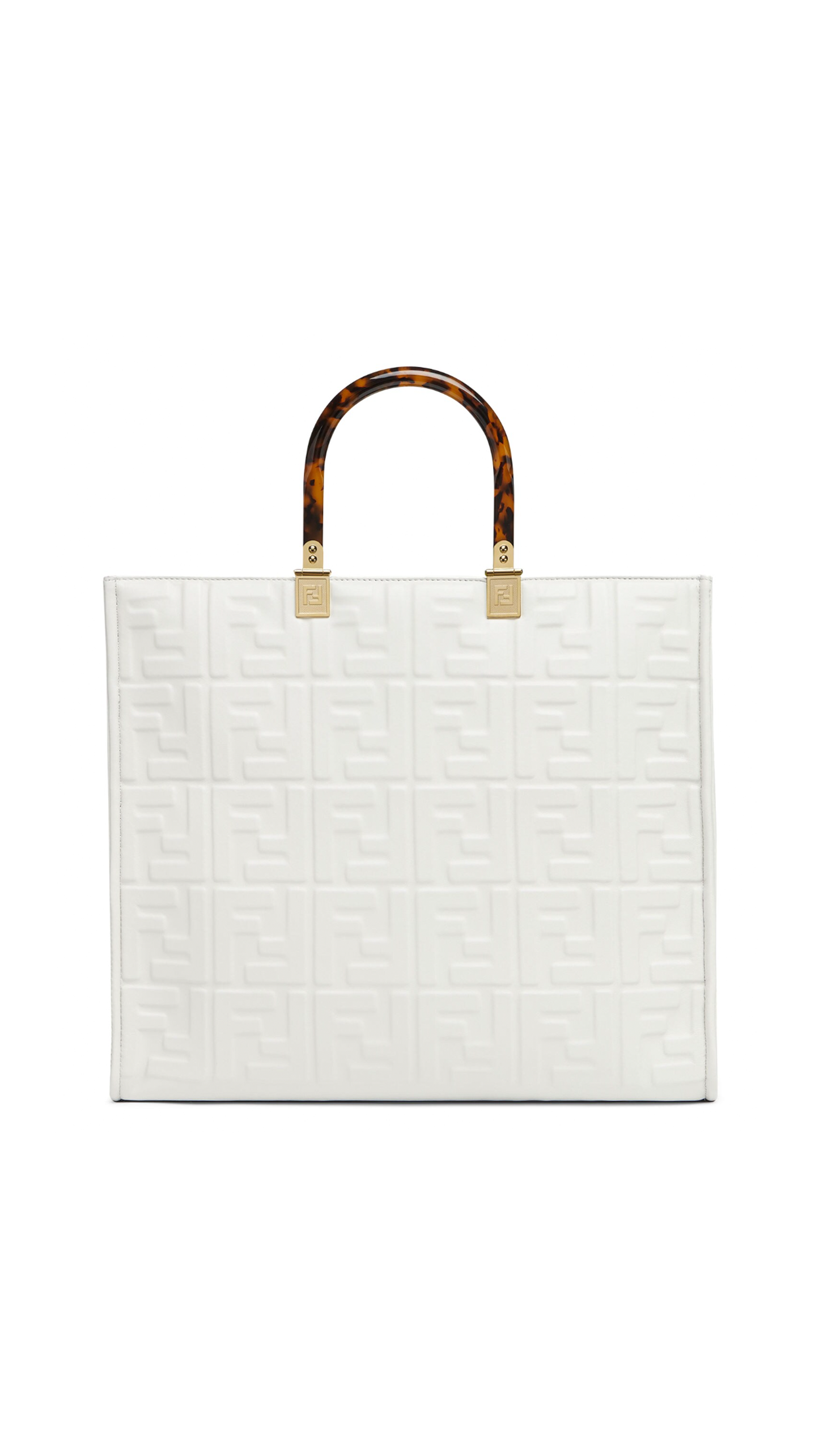 Fendi Sunshine Medium Tote - White