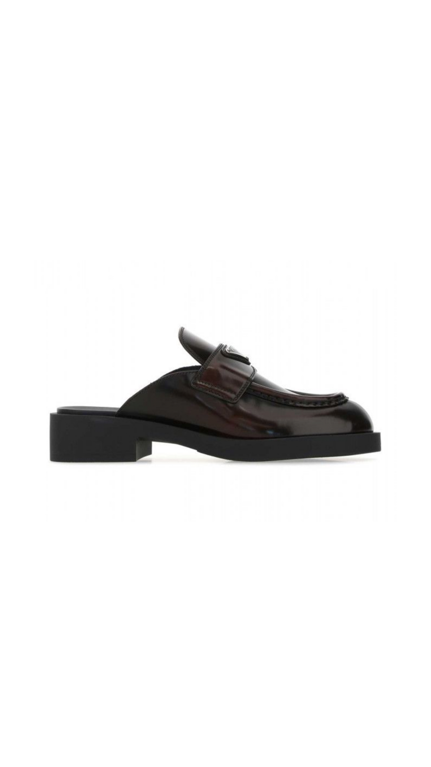 Brushed Leather Mules - Fondi.