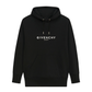 Logo Reverse Fleece Hoodie - Black