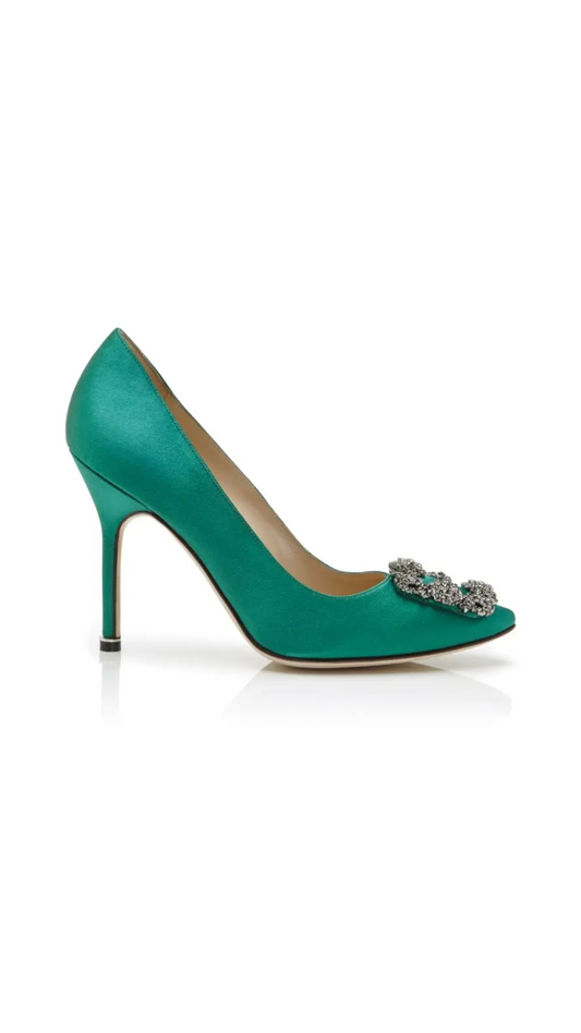 Hangisi Pumps 105mm - Green
