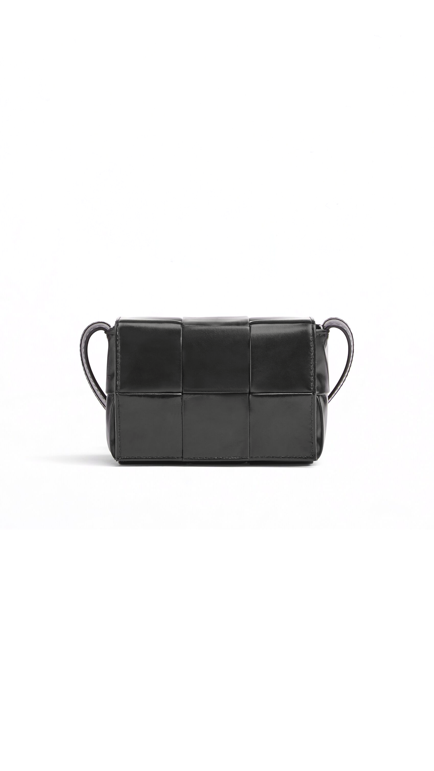 Mini Cassette Crossbody Bag - Black