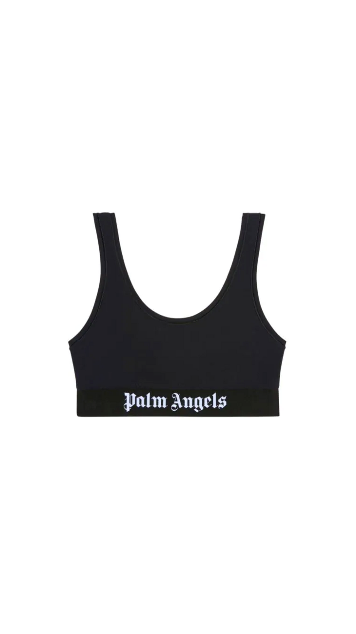 Logo Sports Bra - Black