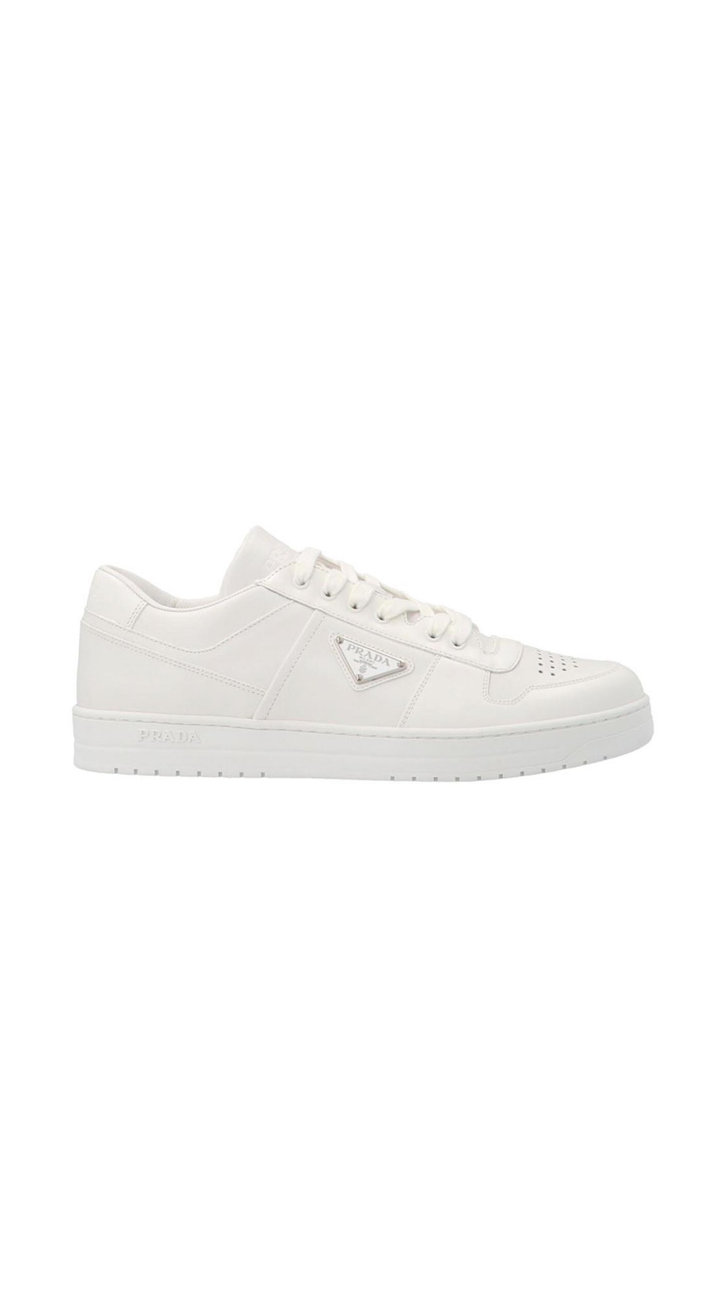 Downtown Leather Sneakers - White