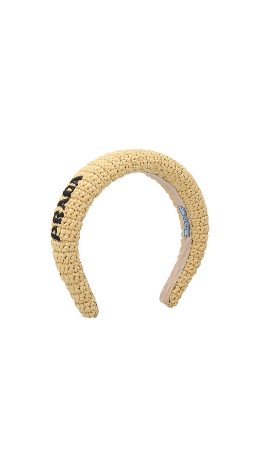 Raffia Headband - Natural