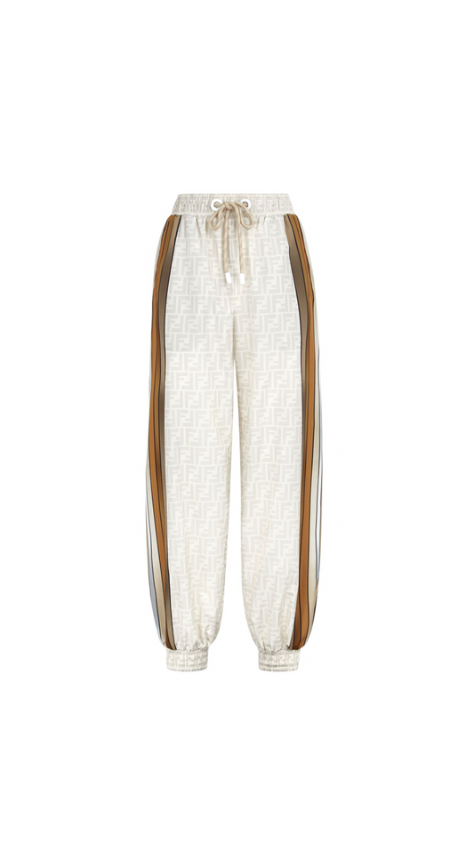 Nylon Pants - White