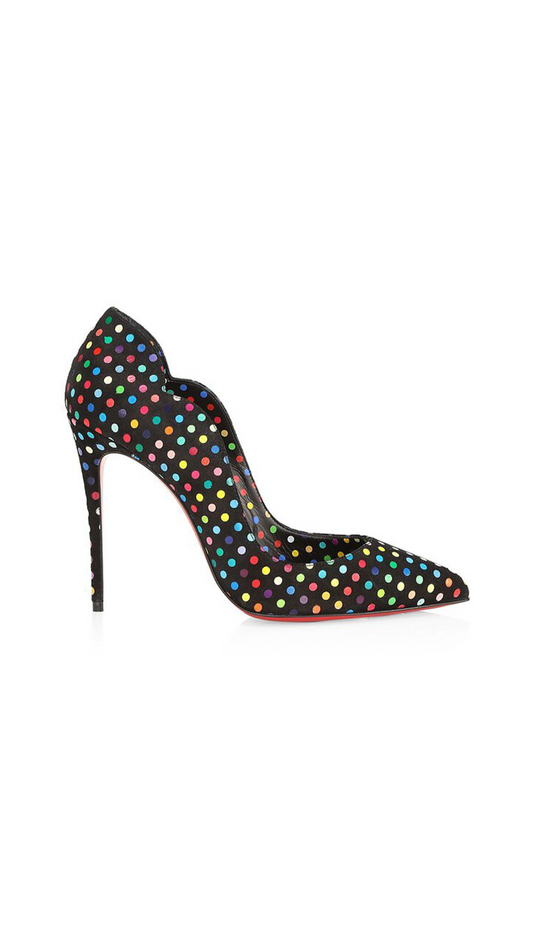 Hot Chick Pump Polka-Dot - Black / Multi