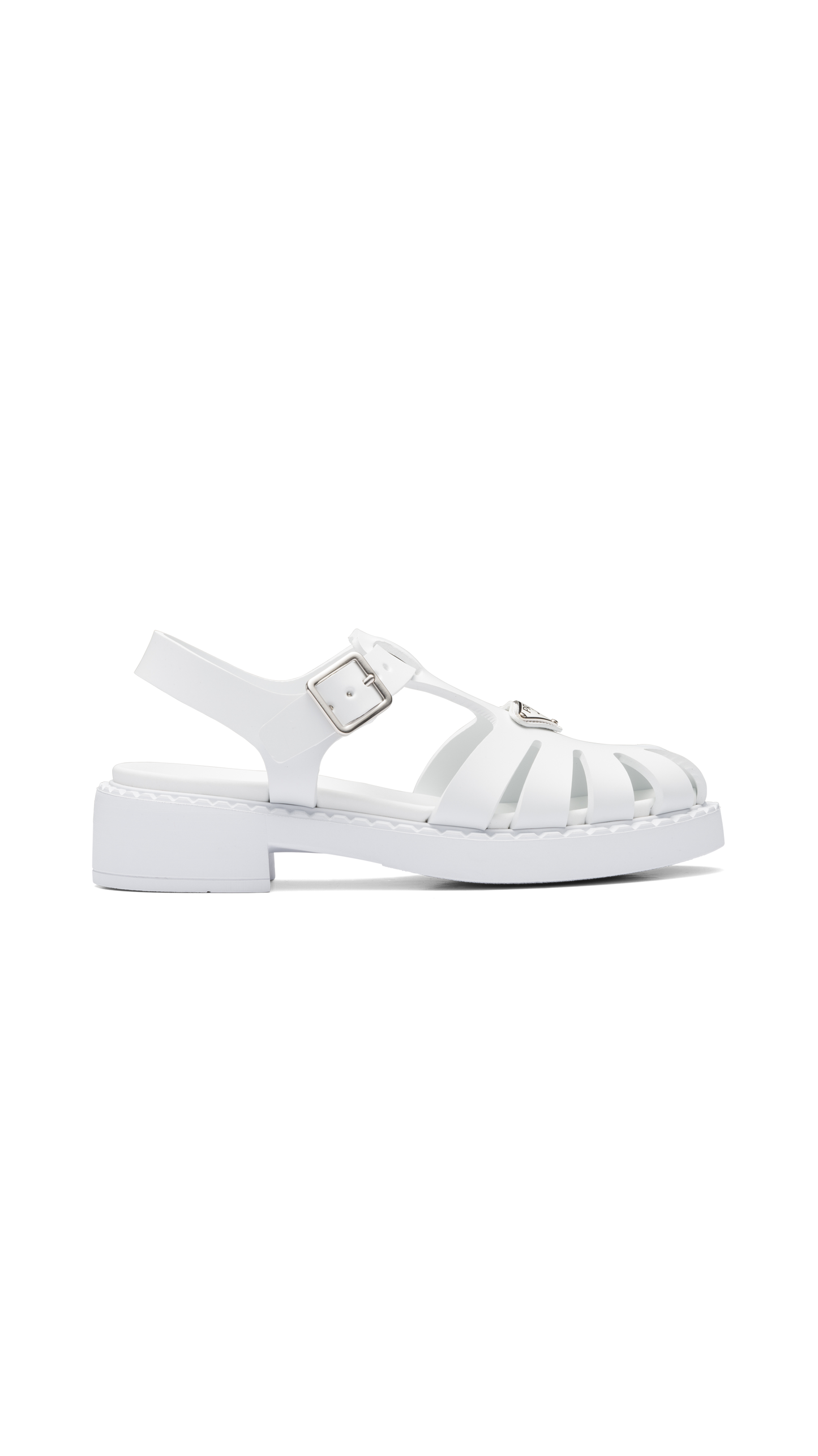 Sporty Foam Rubber Sandal - White.