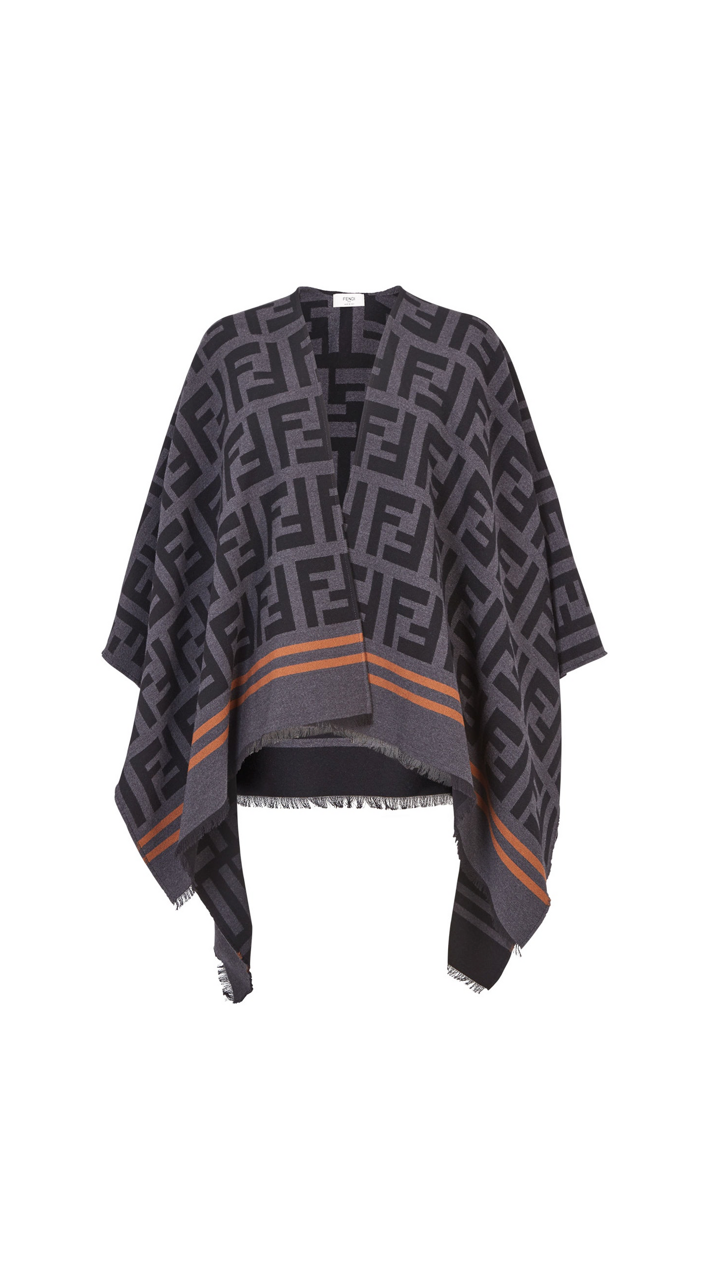 FF Logo Poncho - Black